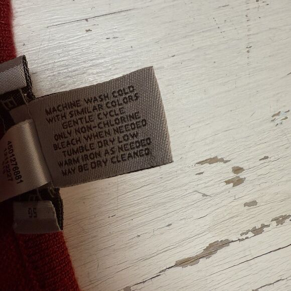 Chicos Vest Top 0 Medium Small Burgundy Red Sleeveless Shirt Stretch Knit - Picture 4 of 7